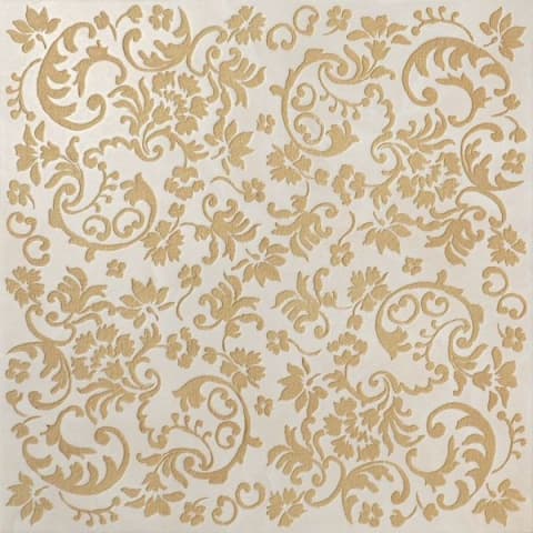 60x60 Vesta 60 Leaf Lappato Rett Avorio